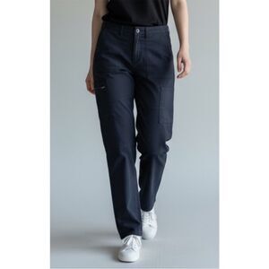 NWT AG The Ira Utilitarian Relaxed Straight Tapered Pants in Kurabo Size 27